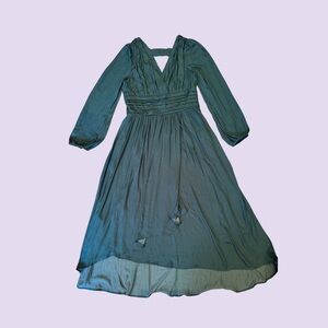 GREEN ANTHROPOLOGIE GWENDOLYN MAXI DRESS SIZE 10 - NEW WITH TAGS!